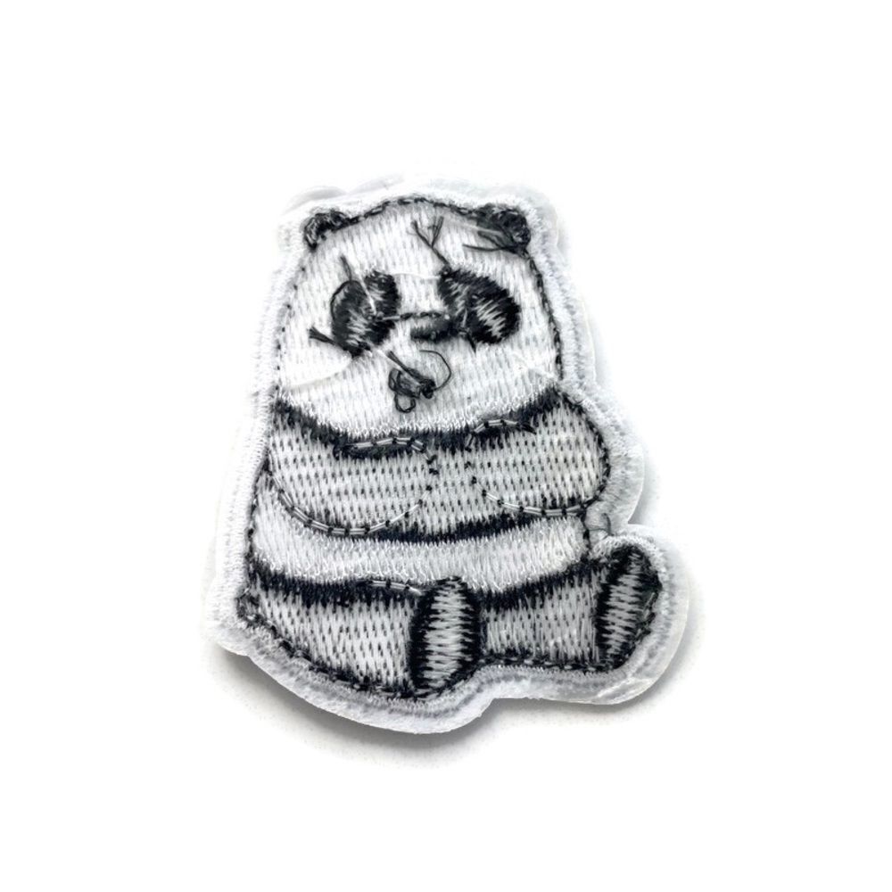 Panda Embroidered Patch - Picture 3 of 3